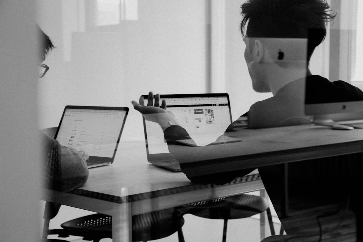 Brand strategy workshop with whiteboard and collaborative discussion